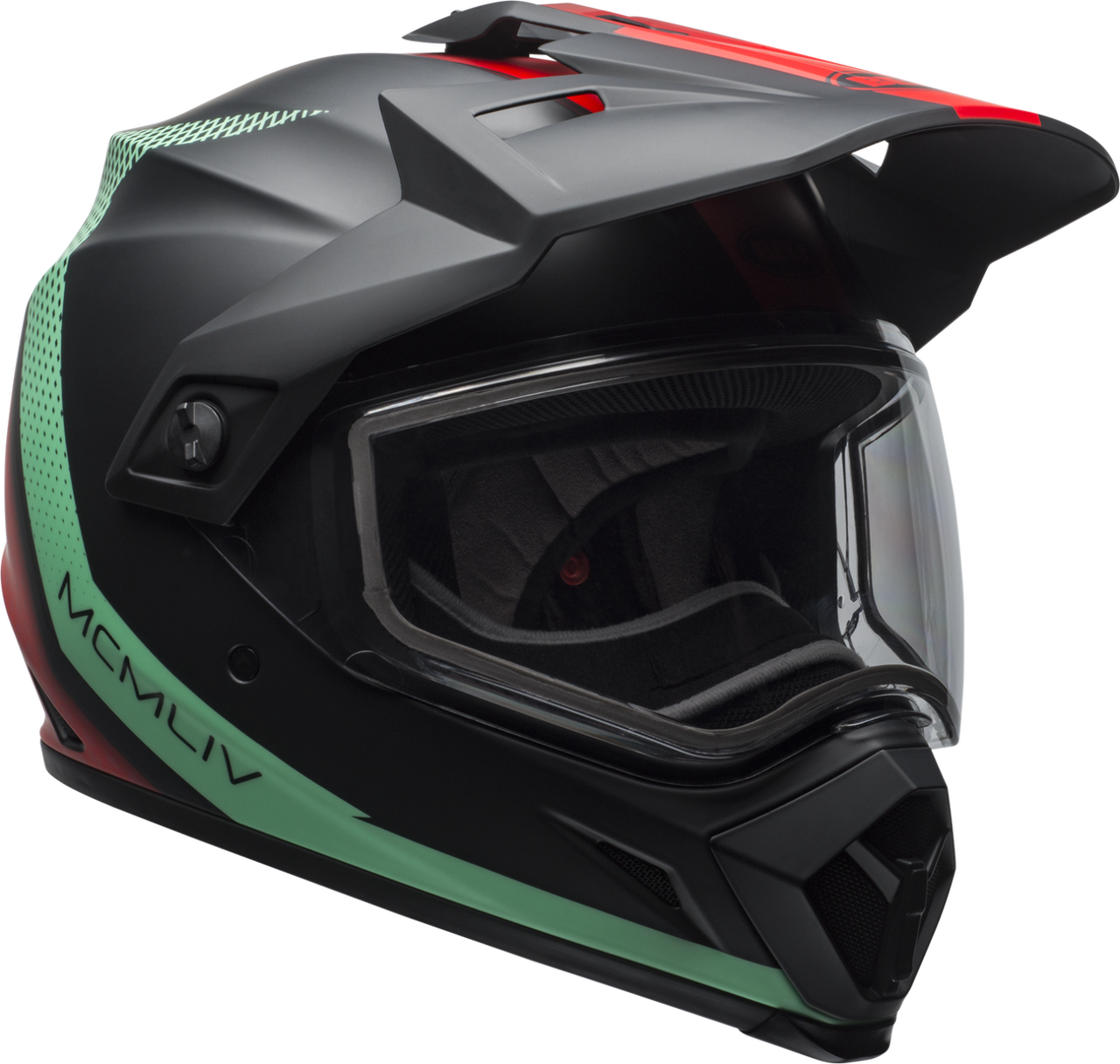 Шлем с подогревом bell black/blue/red mx-9 adventure mips snow, фото 1