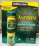 Аспірин сердечний Kirkland Aspirin Low dose 81mg, 730шт