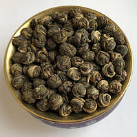 Китайський зелений чай Люй Лун Чжу - Перлина дракона маленька - 100 г