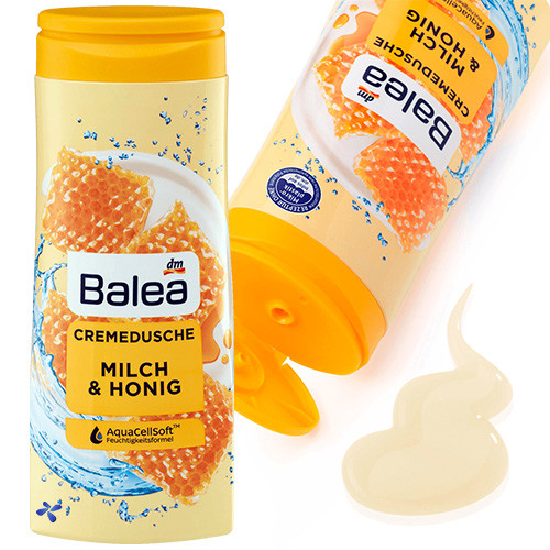 Крем гель для душа Balea молоко и мёд 300 мл Германия - фото 1 - id-p722921521