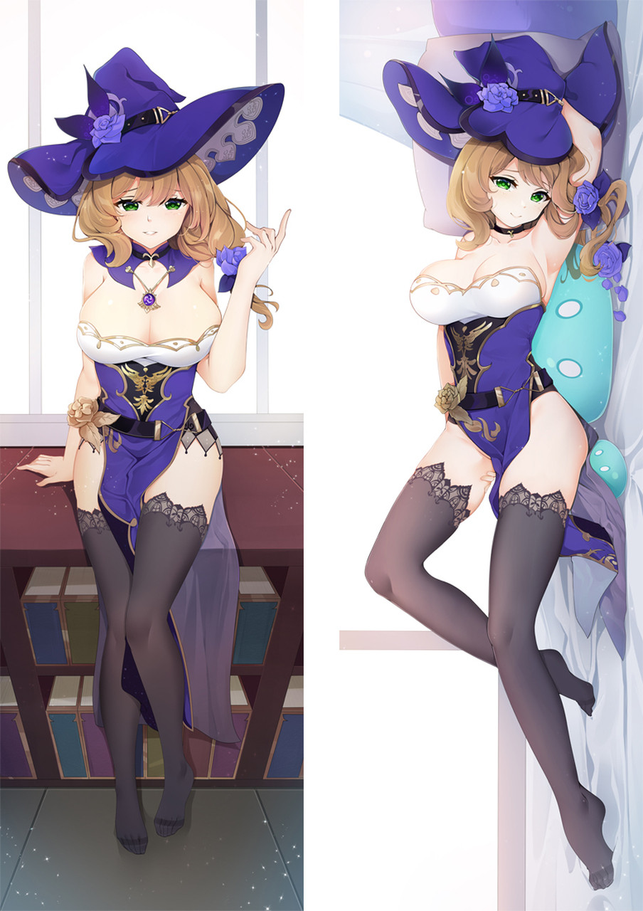 150х 50 см Ліза Геншин Удар Genshin Impact Lisa Дакімакура зі знімною наволочкою Подушка обіймашка, фото 1