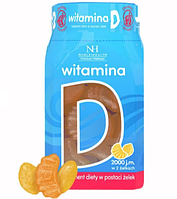 Желейные Витамины Желе Для Детей Витамин D Апельсиновый Вкус 180г Noble Health Vitamin D Польша Доставка из ЕС