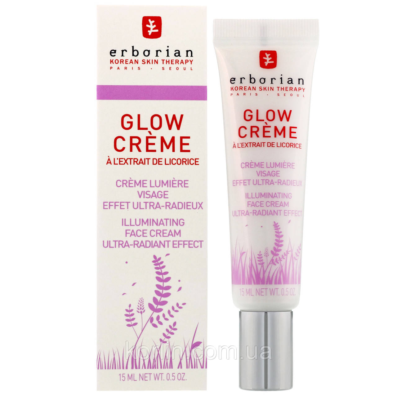 Erborian Glow Creme Крем — основа для обличчя Ультрасяйво з ефектом Фотошопу Ерборіан
