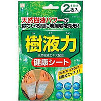 Шлаковыводящий пластырь с экстрактом японского дуба KOKUBO Detox Foot Pads