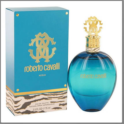 Roberto Cavalli Acqua туалетна вода 75 ml. (Роберто Каваллі Аква), фото 2