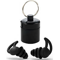 Беруши для сна, работы, путешествий универсальные Silenta ProPlugs Black, 3 гребня