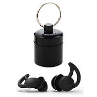 Беруші для роботи, для сну універсальні Silenta ProPlugs Black, 2 flange (12307e)
