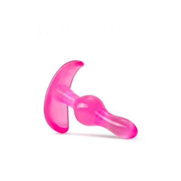 Рожевий анальний затор ялинкаB YOURS CURVY ANAL PLUG PINK