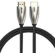 Кабель (перехідник) Baseus HDMI - HDMI 4K Horizontal 2 м Золотистий (CADSP-B01)