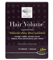 New Nordic Hair Volume Биодобавка Витамины Для Волос Кожи Ногтей 90 таблеток Швеция Доставка из ЕС