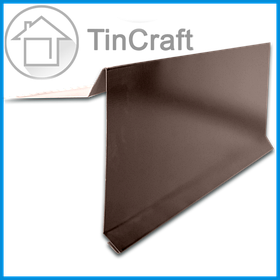 Торцева планка для бітумної покрівлі зі сталі з полімерним покриттям 100х100 (PE — 0,4 мм) довжина 2 метри