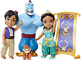 Набір ляльок Аладдин Жасмин Джинн і килим-самоліт Princess Jasmine and Aladdin, фото 5