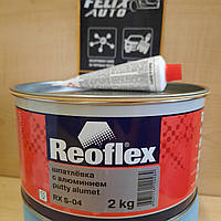 Шпатлевка с алюминием (2 кг) Reoflex (Alumet)