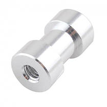 Адаптер-перехідник з різьблення 1/4" на 3/8" Female (мама), втулка стійки 5/8 Alitek RST-16, фото 3