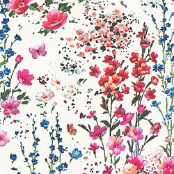 Шпалери rasch textile petite fleur 5 для стін на флізеліновій основі вініл 288352 квіти метелики шпалери 53см