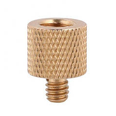 Перехідник адаптер 1/4" Male (тато) — 3/8" Female (мама) Alitek RST-25 Gold