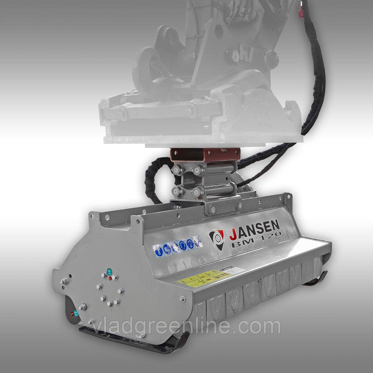 Мульчер-экскаватор гидравлический Jansen BM-120 (Германия) - фото 1 - id-p1439378903