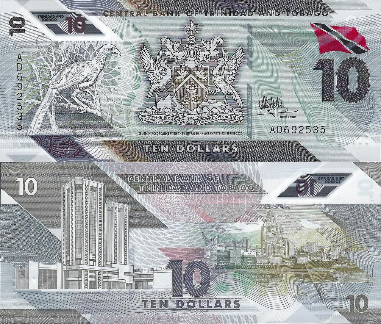 Trinidad Тринідад і Тобаго - 10 Dollars 2020 UNC