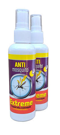 Спрей проти комарів Екстрим 100 мл АнтиМскіто Україна, фото 2