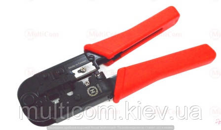 12-02-035. Інструмент обжимний для роз'ємів 4р4с; 6р4с (RJ-11); 8p8c (RJ-45), Hanlong, HT-568