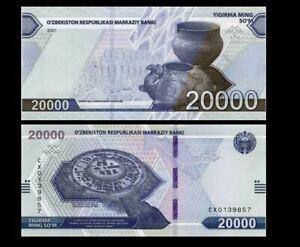 Uzbekistan Узбекистан - 20000 Sum 2021 UNC