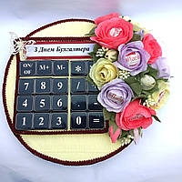 Сладкий подарок Калькулятор из конфет бухгалтеру, экономисту, банкиру, продавцу Корпоративные подарки