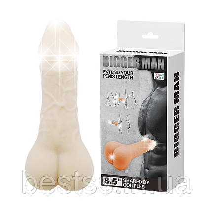 Мастурбатор-насадка Bigger Man Penis Flesh, фото 1