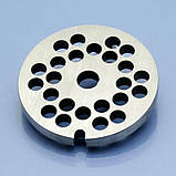 Нержавійка решітка для м'ясорубки Braun Power Plus G1300, G1500, G3000, G1100 котлетна, фото 3
