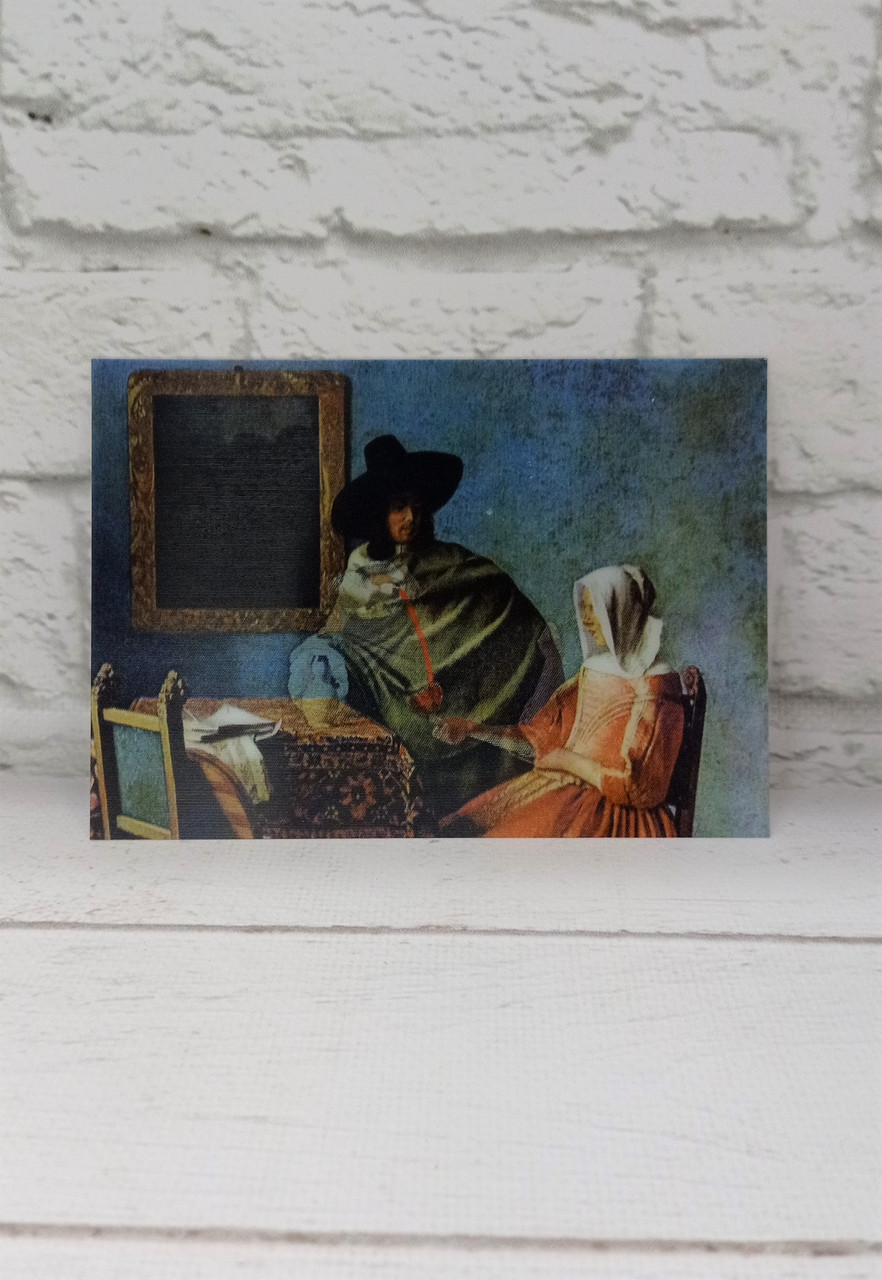 Голографічна листівка Jan Vermeer van Delft