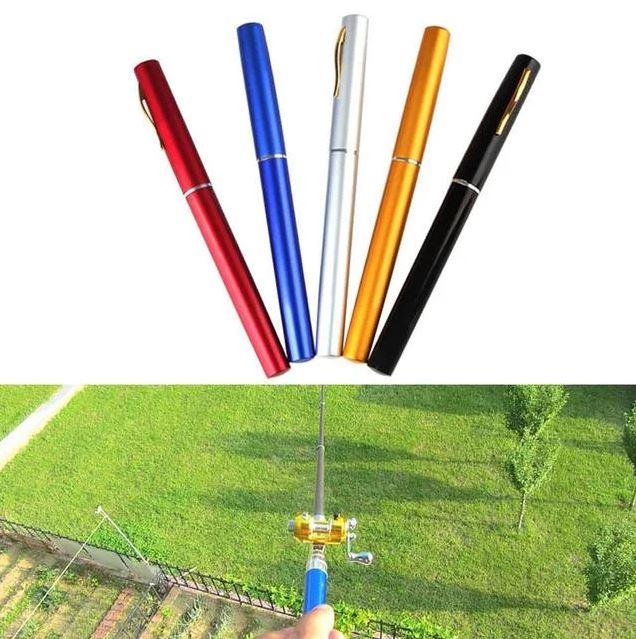 Кишенькова міні портативна вудка Pocket Pen Fishing Rod з котушкою