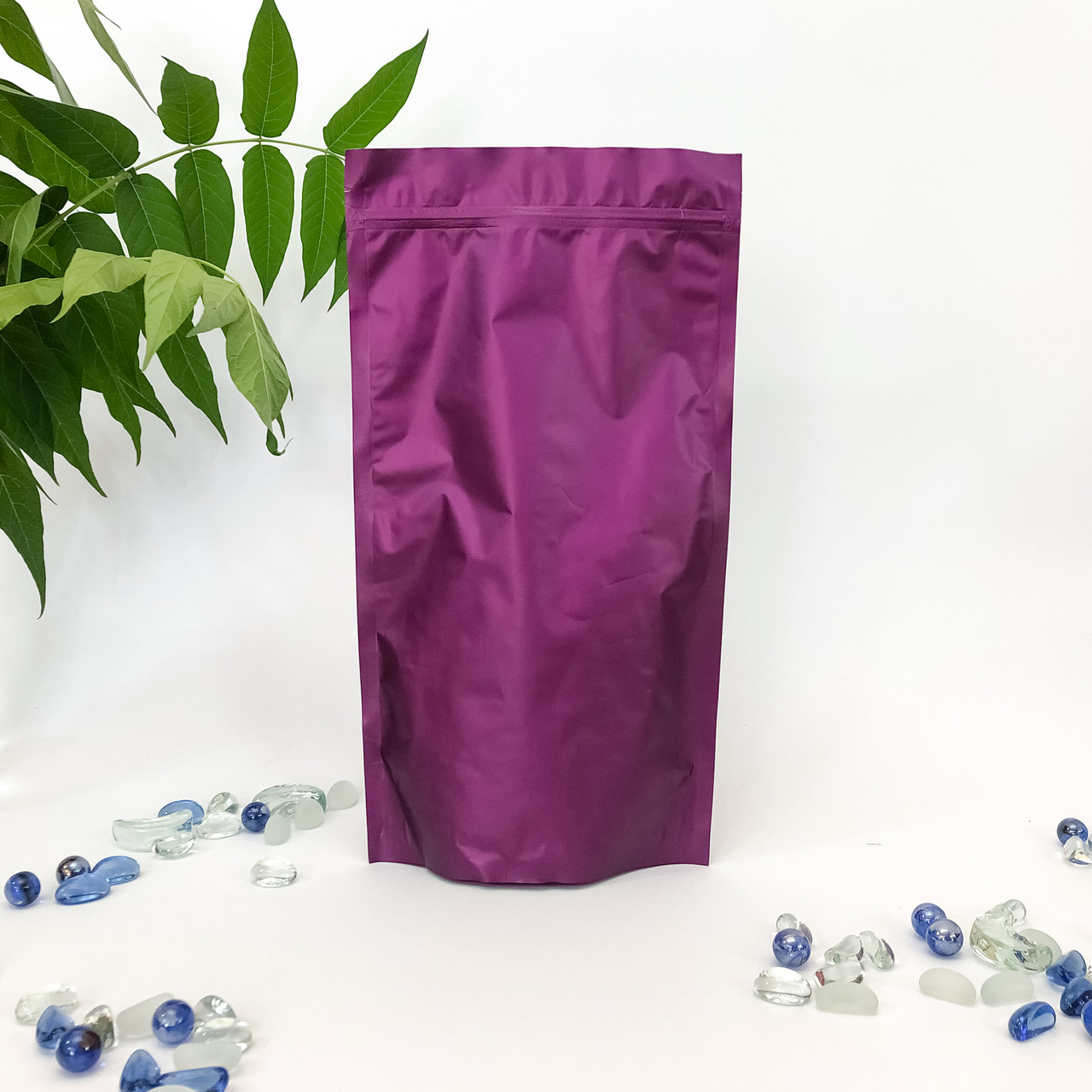 Дой-пак 210*380 (1000г) із zip-lock фіолетовий (фуксія)