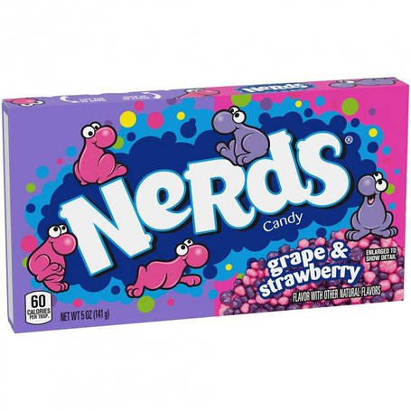 Хрумка карамель Grape&Strawberry Nerds, 142 г, фото 1
