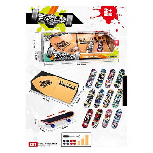 Купити Пальчикова гра фингерборд "FINGER SKATE BOARDING" в коробці BB