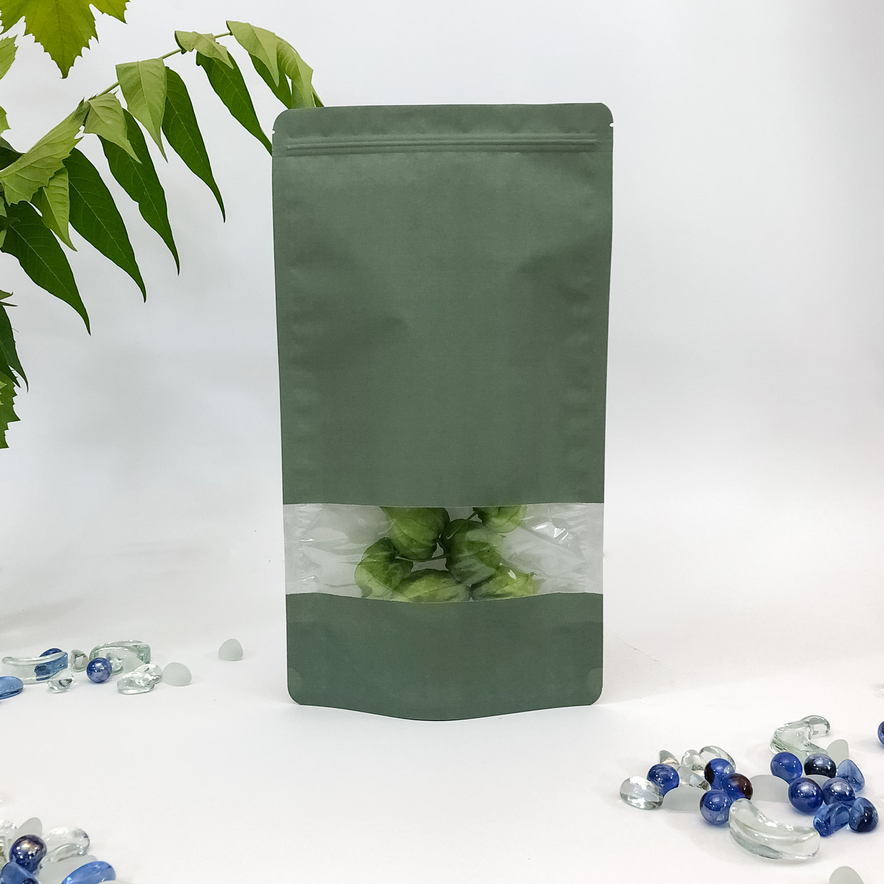 Дой-пак 210*380 (1000г) с zip-lock сосна с окном