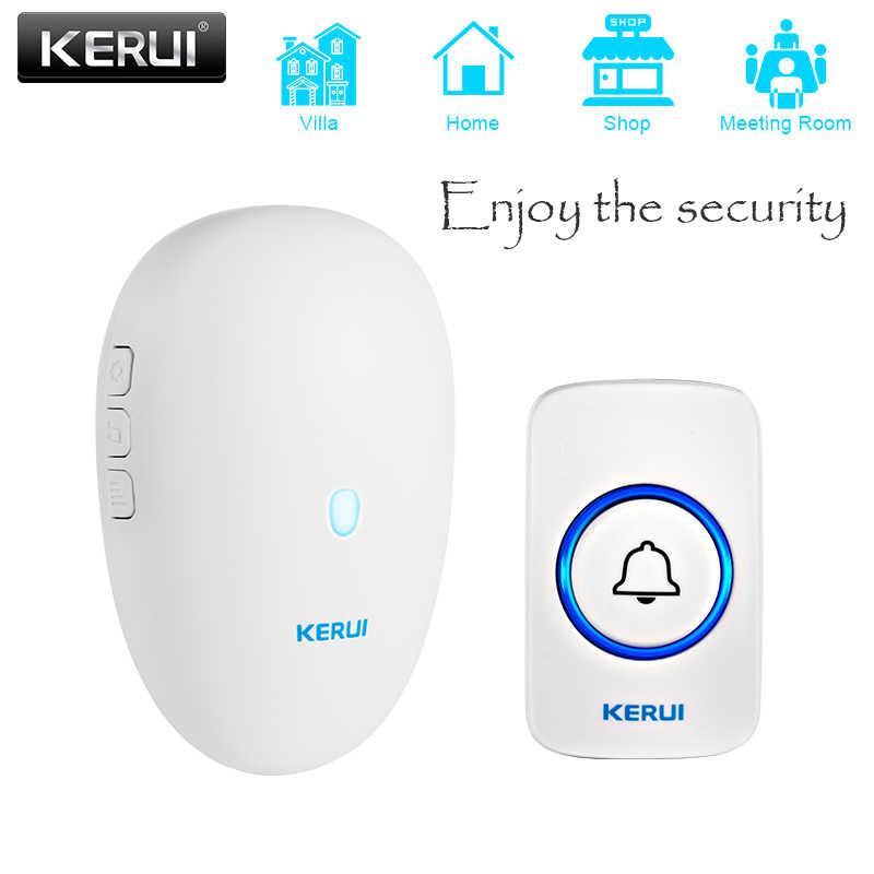 Бездротовий водонепроникний IP55 дверний дзвінок KERUI M521. Білий.