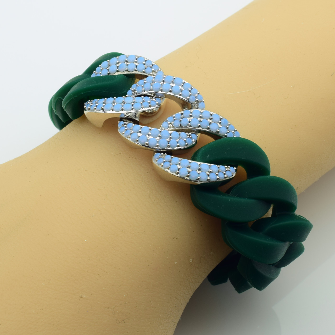 XUPING Браслет Родій Каучук Ширина 2см, фото 1