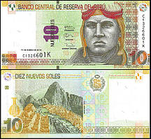 Peru Перу - 10 Nuevos Soles 2013 P. 187a UNC