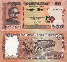 Bangladesh Бангладеш - 50 Taka 2021 UNC t.1 comm
