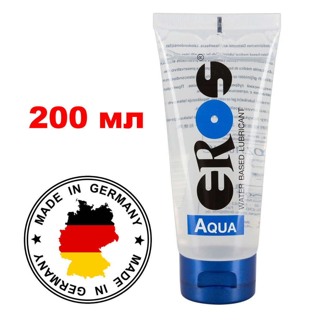 Секс лубрикант на водній основі Eros Aqua 200 мл