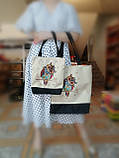 Еко сумка для вишивки бісером Мальвіна, фото 2