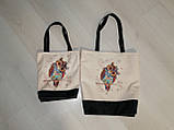Еко сумка для вишивки бісером Мальвіна, фото 3