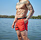 Яскраві пляжні шорти чоловічі для купання, літні плавальні короткі шорти молодіжні, плавки чоловічі на морі, фото 5