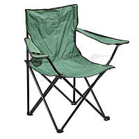 Стілець розкладний туристичний з підлокітниками SKIF Outdoor Comfort Зелений