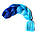 Канекалон омбре синьо - блакитний 60 см, фото 2