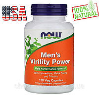 Репродуктивне здоров'я чоловіків, Men's Virility Power, Now Foods, 120 капсул, оригінал США