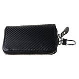 ЧОХОЛ Фарадея на блискавці (внутрішній відділ) RFID Signal Blocking для Смарт ключів - антисканер протиугінний, фото 3