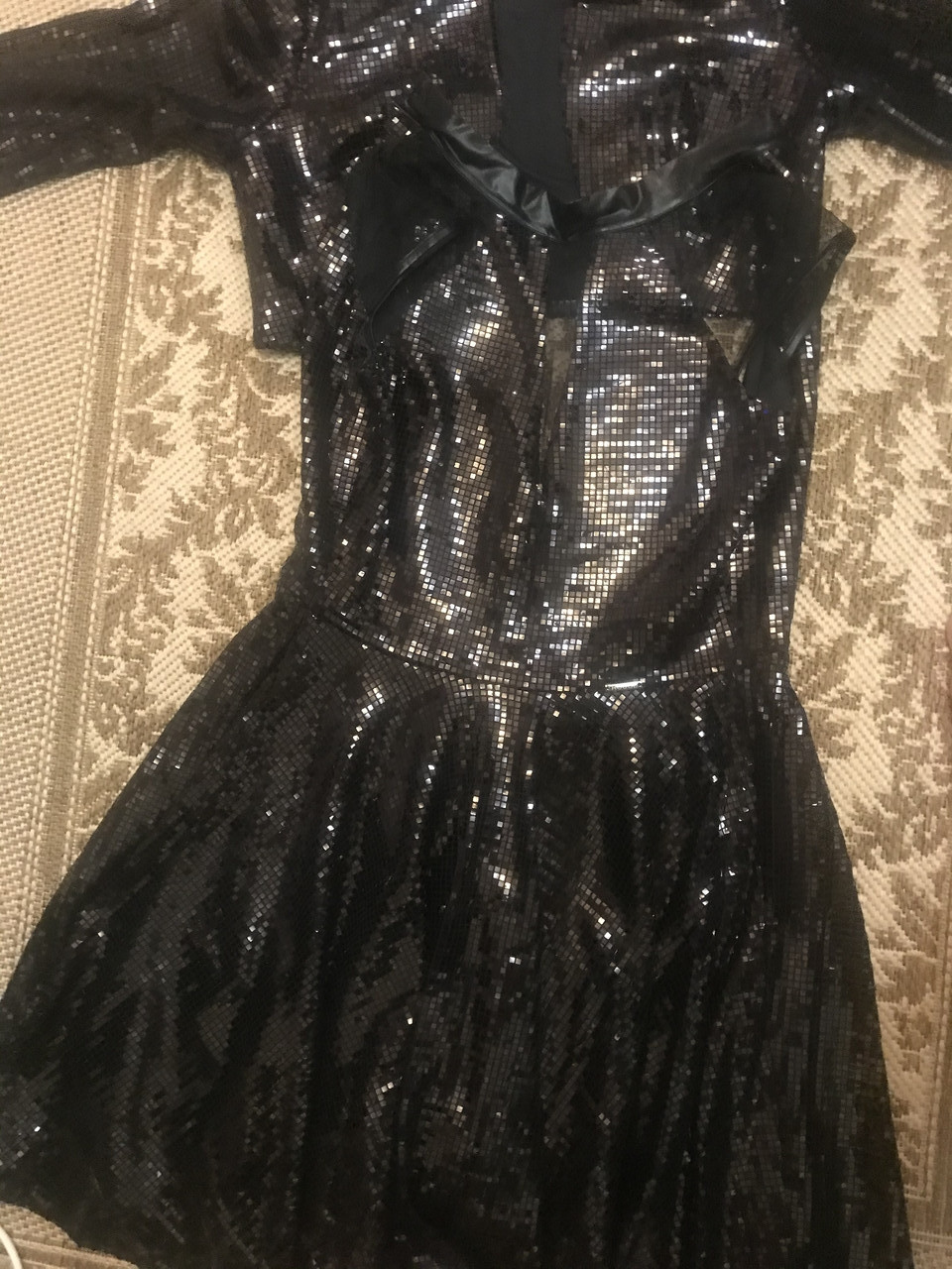 Вечірнє плаття-чошу паєтка з болеро 42-44 чорне