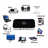 Bluetooth аудіо ресивер/трансмітер Vikefon BT-B6 2 в 1 з акумулятором, фото 2