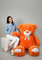 Плюшевый Мишка 200см оранжевый "Веня" большой Плюшевый Медведь, большая Мягкая игрушка Плюшевый Мишка два метр