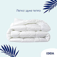 Ковдра Super Soft Premium всесезонна з аналогом лебединого пуху TM IDEIA 140х210 см